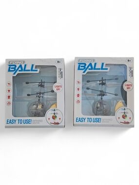 Two Flying Ball Infrared Induction Toy Lights Up Uses USB Charging Outlet